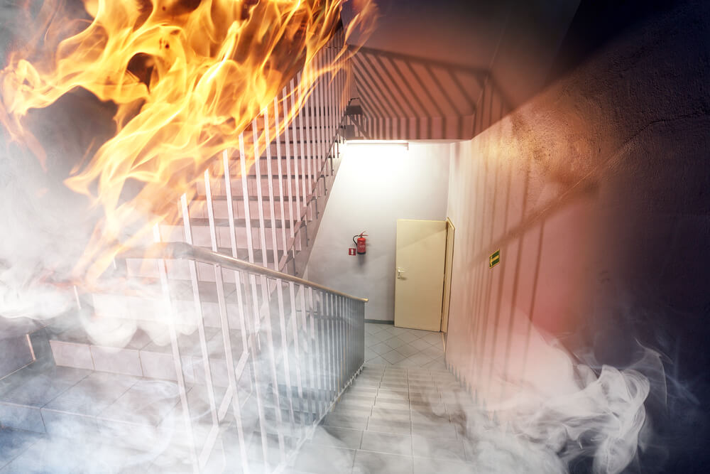 fire in the hallway Tullahoma TN