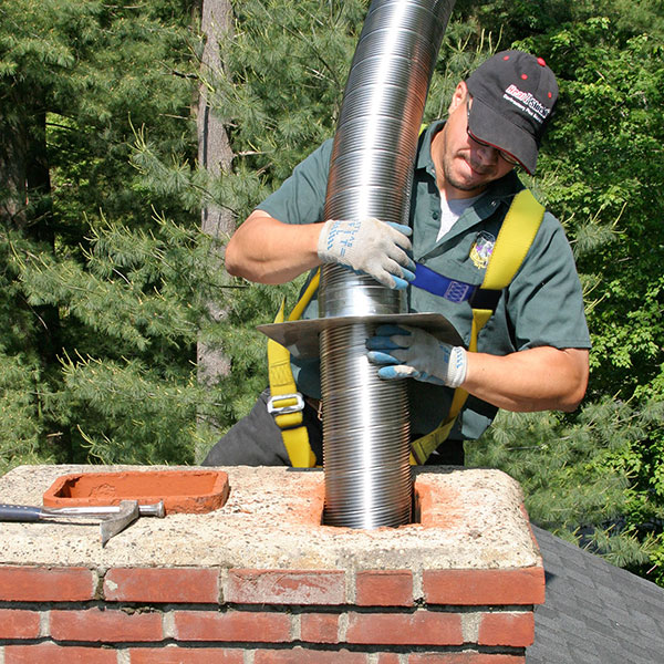 Stainless Steel Chimney Liner installation in Tullahoma TN