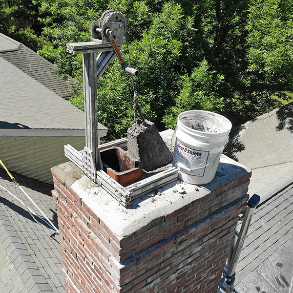 chimney heatshield liner repair