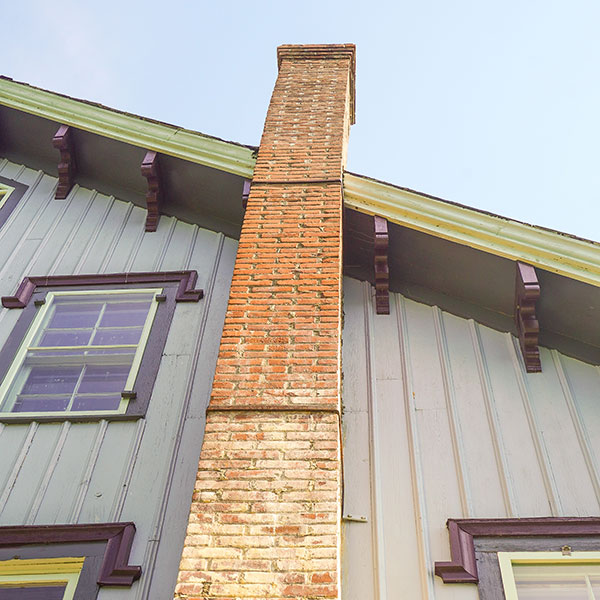 leaning chimney, Madison TN