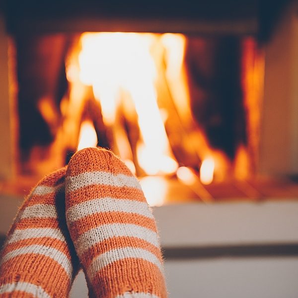 Warm Wood- Burning Fireplace in Madison AL