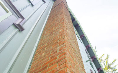 chimney leaning in Hampton Cove AL