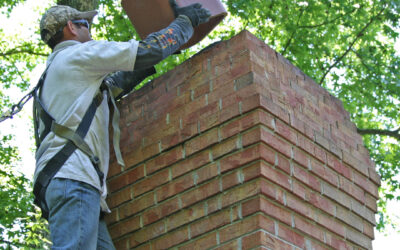 corbeling on chimney in Tullahoma TN